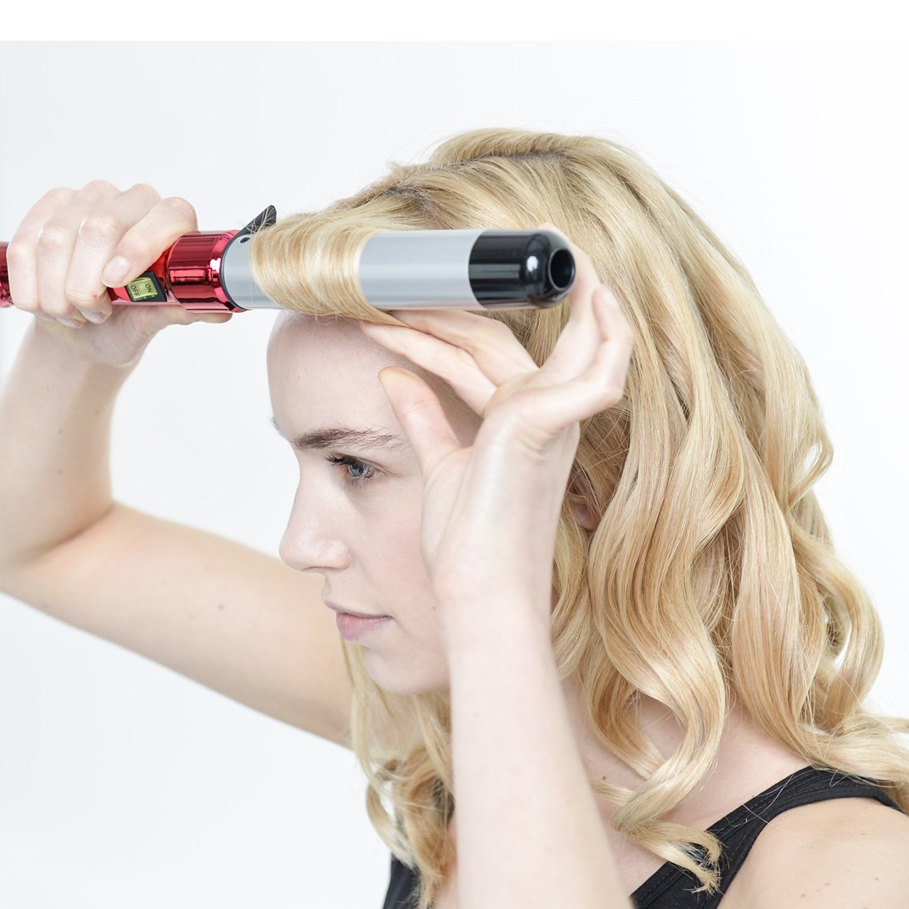 Bed Head Curlipops Clamp-Free Curling Iron | For Tousled Curls, Massive Shine, and Frizz Free Styles | Easy-to-Use Curling Wand for All Hair Types (1-1/4 in)