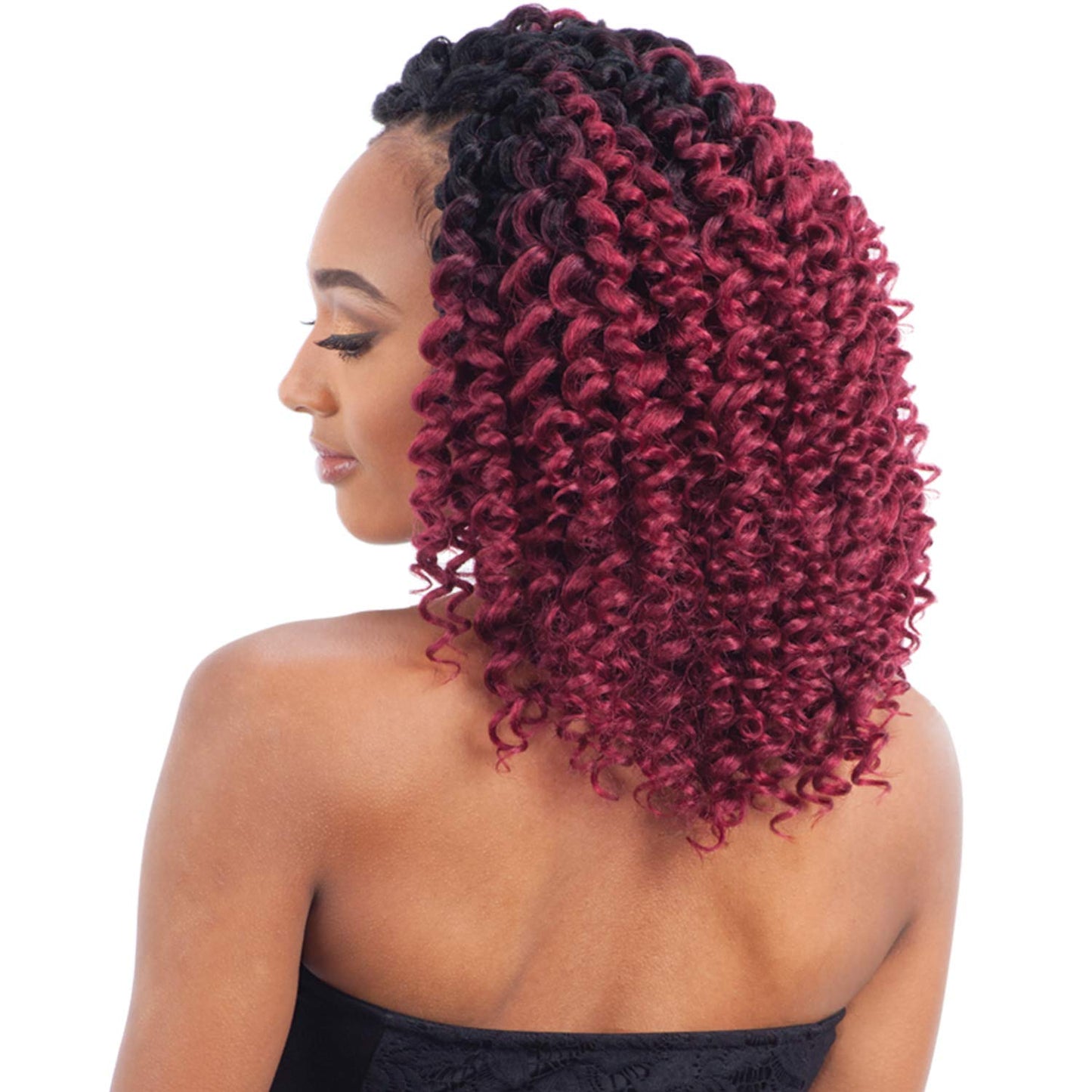 AMPLE CURL (1 Jet Black) - Freetress 2X Wand Curly Crochet Braid Collection