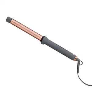 Hairitage Extra-Long 1 Inch Ceramic Tourmaline Curling Iron Wand for Long Hair - Smooth, Shiny, Voluminous Curls - Extra Long Barrel for Medium to Long Hair - No Clamp for Quick Styling - 450 Degrees
