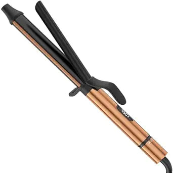 Long Barrel Curling Iron – 1.25 inch Extra-Long Curling Wand for Smooth and Lasting Styling, Ceramic Hair Curler with 8 Heat Settings, No Heat Damage,Suitable for All Hair Types, Dual Voltage