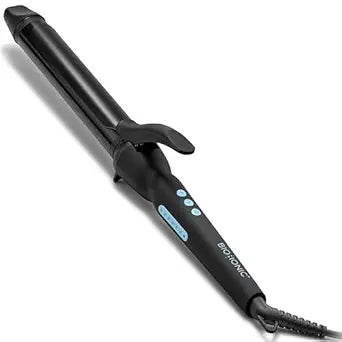 Bio Ionic Long Barrel Styler, Curling Iron with Moisture Heat Technology & NanoIonic MX, Versatile Curling Wand with Adjustable Heat Settings, Hair Curler with Extended Barrel