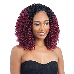 AMPLE CURL (1 Jet Black) - Freetress 2X Wand Curly Crochet Braid Collection