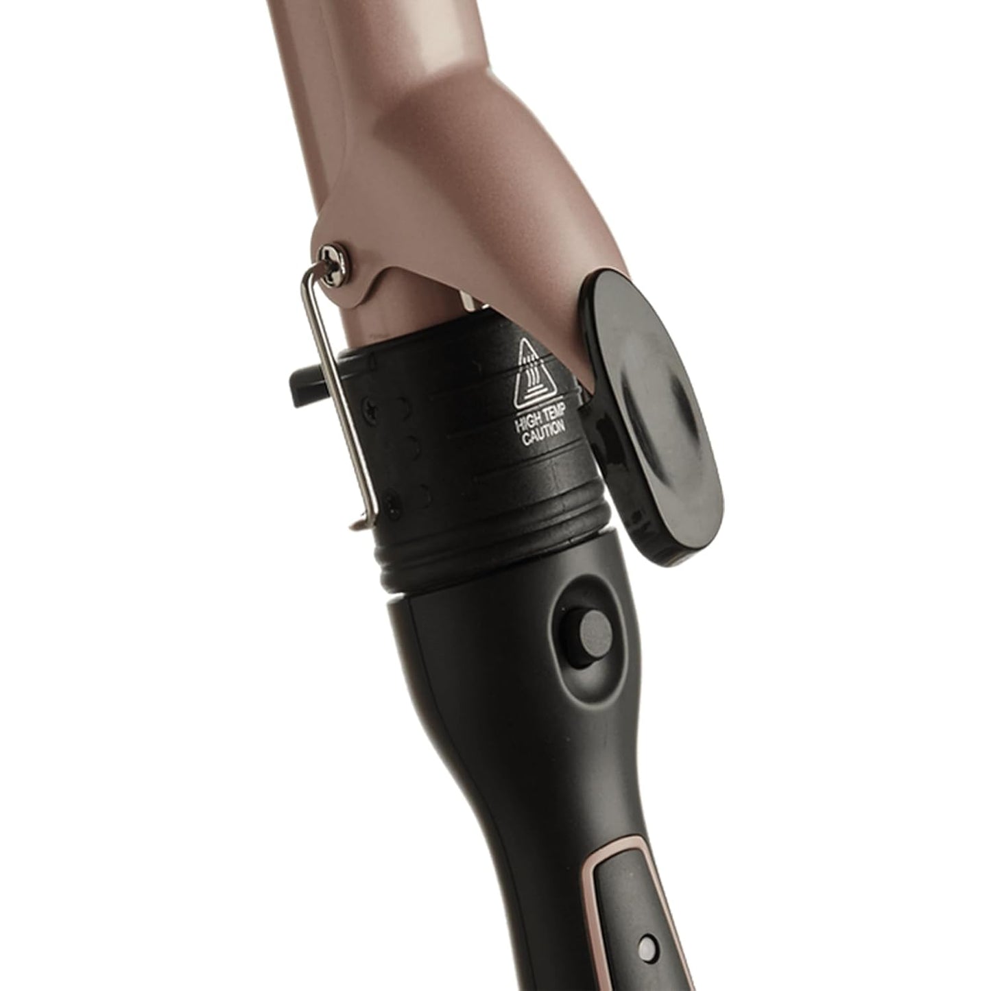 KISS 5-in-1 Curling Iron, Interchangeable Tourmaline Ceramic Curling Wand Set with 3 Styling Clips & 2 Wands, 2 Heat Settings, Heat Resistant Glove, 110/120V
