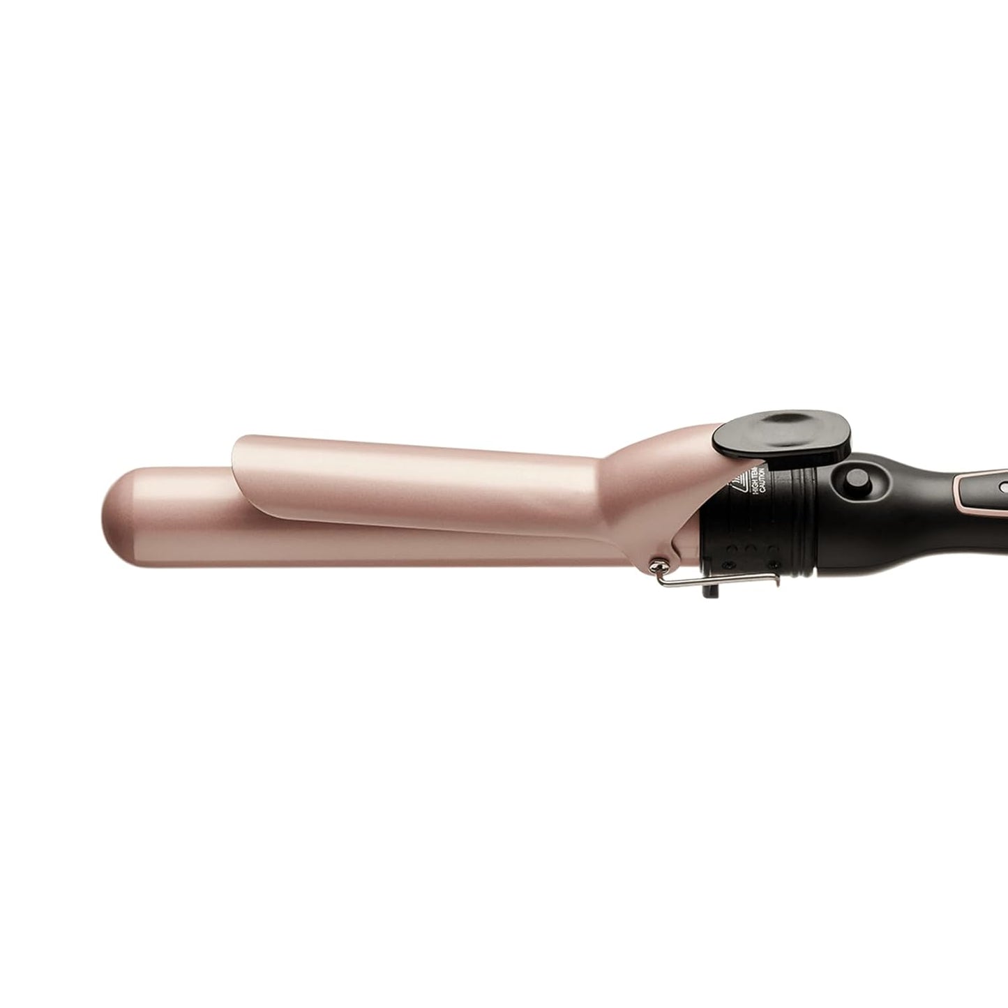 KISS 5-in-1 Curling Iron, Interchangeable Tourmaline Ceramic Curling Wand Set with 3 Styling Clips & 2 Wands, 2 Heat Settings, Heat Resistant Glove, 110/120V