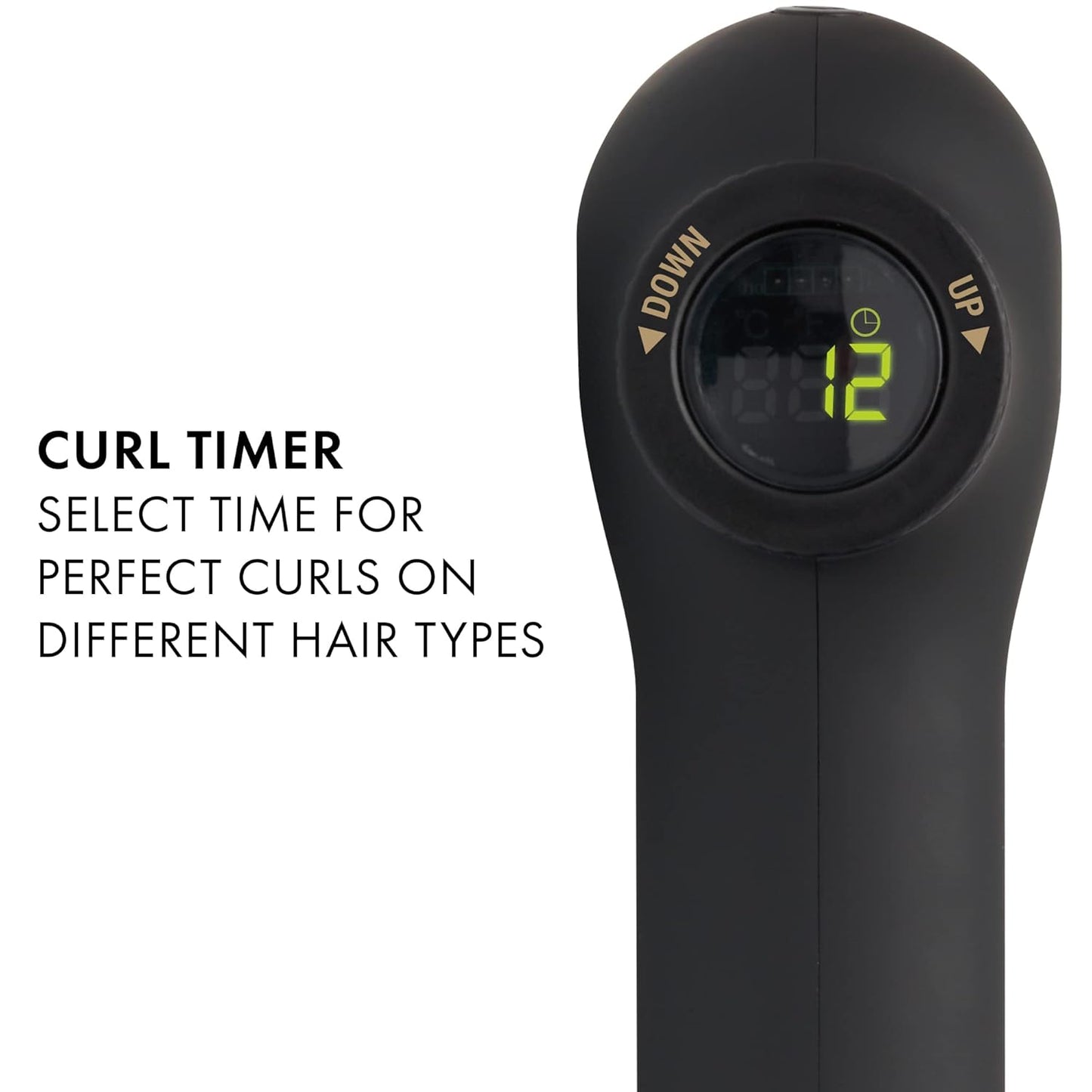 Hot Tools Pro Artist 24K Gold Curlbar Curling Wand | Long Lasting, Defined Curls (1-1/4 in)