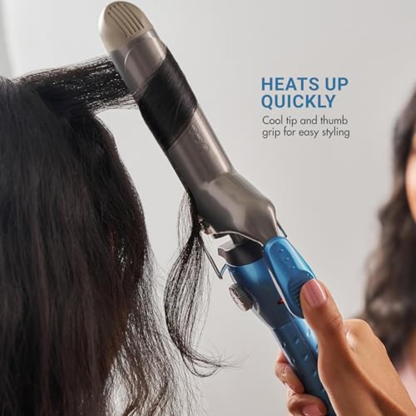 BaBylissPRO Nano Titanium Spring Curling Iron, Professional Hair Wand, Tool for Stylists, Nano Titanium Technology for Tight Curls or Loose Waves