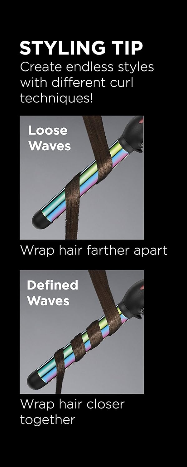 INFINITIPRO BY CONAIR Rainbow Titanium 1-Inch Curling Wand