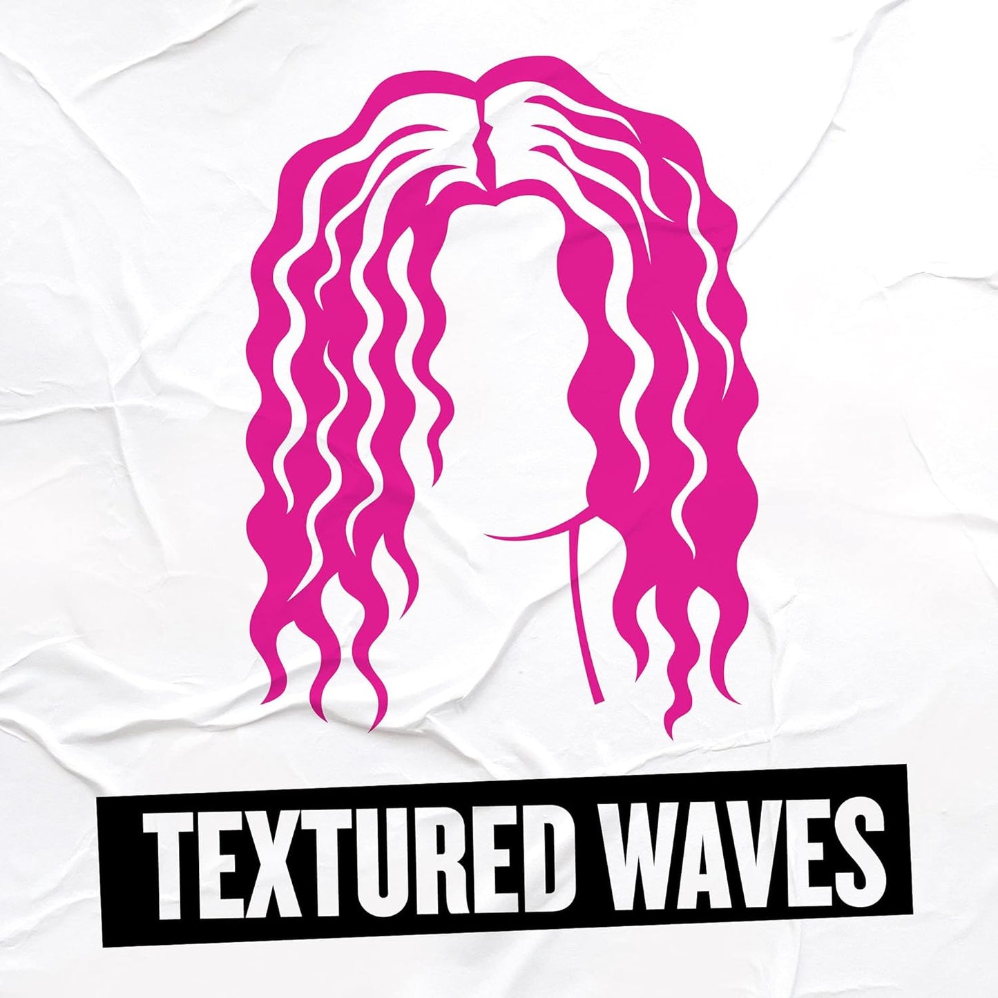 Bed Head Rock N' Waver Digital Tapered Curling Wand | Natural-Looking, Textured Waves, (3/4-1 in)