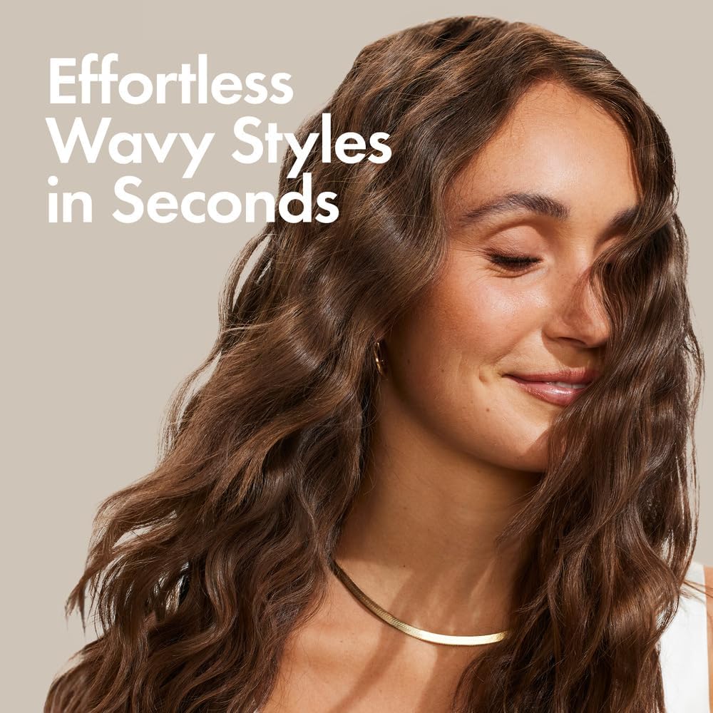 BONDIBOOST Wave Wand Hair Curling Iron Wand [32 mm], 1.25 Inch Ceramic Tourmaline Triple Extra Large Barrels + Long Lasting, Natural Looking Waves + Instant Heat Up for Fast Styling