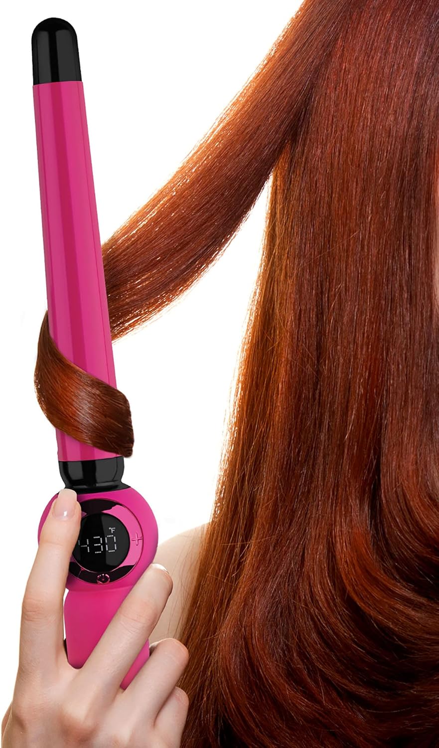 Bed Head Rock N' Waver Digital Tapered Curling Wand | Natural-Looking, Textured Waves, (3/4-1 in)