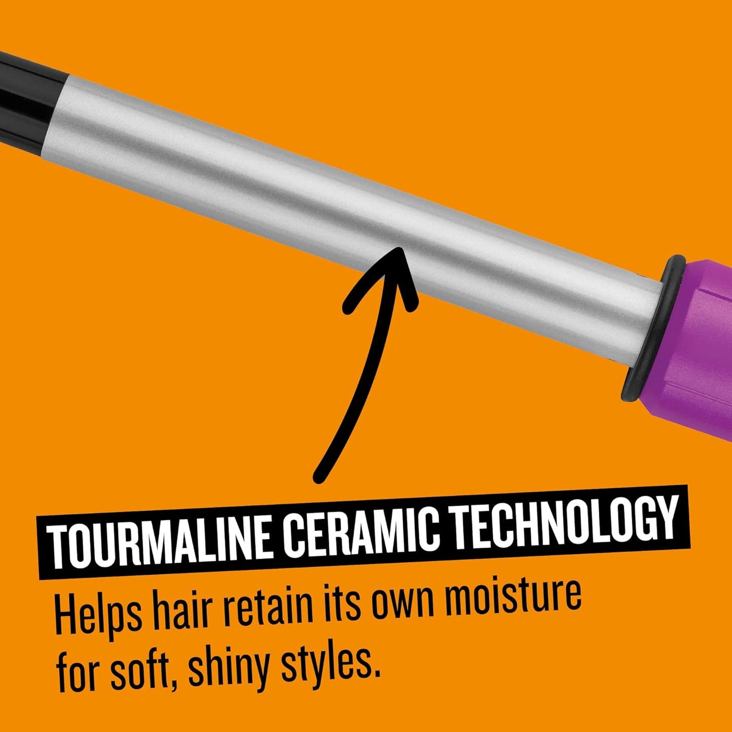Bed Head Curlipops .75” Tourmaline Ceramic Styling Iron | Clamp-Free Curling Wand | for Natural-Looking Curls & Short Hair (3/4 Inch)